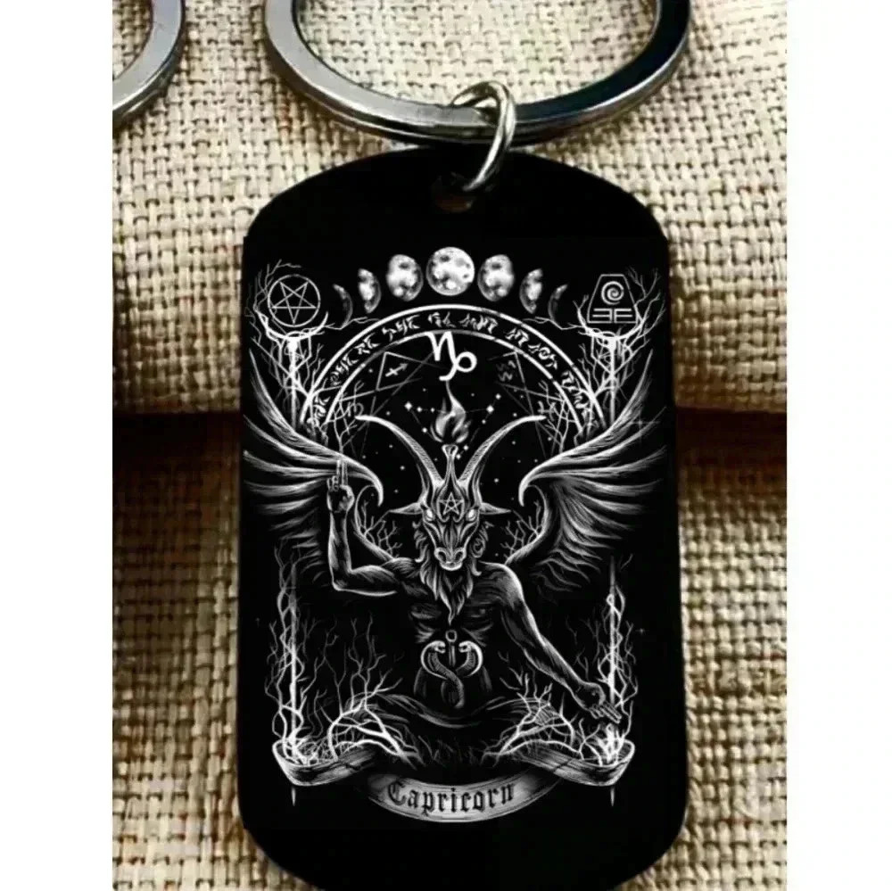 Capricorn zomdias sign birthday hot Keychain